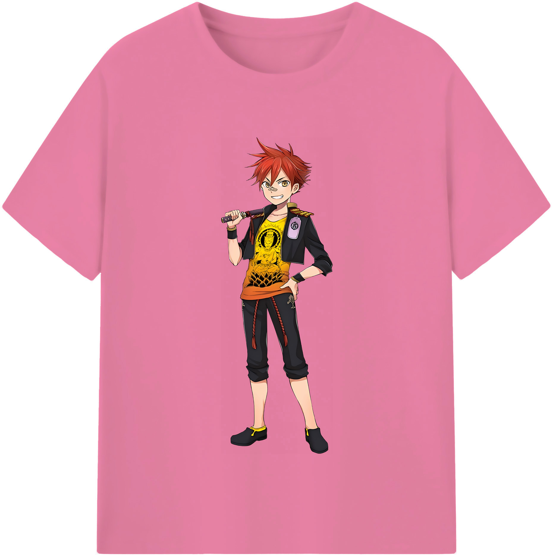 （画像用） 刀剣乱舞 Touken Ranbu 綿100％半袖Tシャツ（フロントプリント）